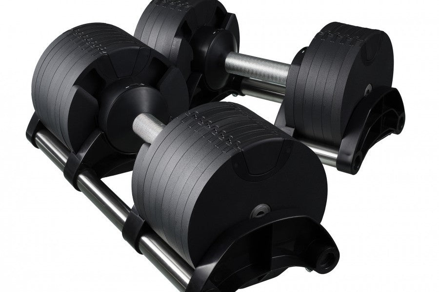 Compact Adjustable Nuo Style Dumbbells - 5-70lb (Pair)