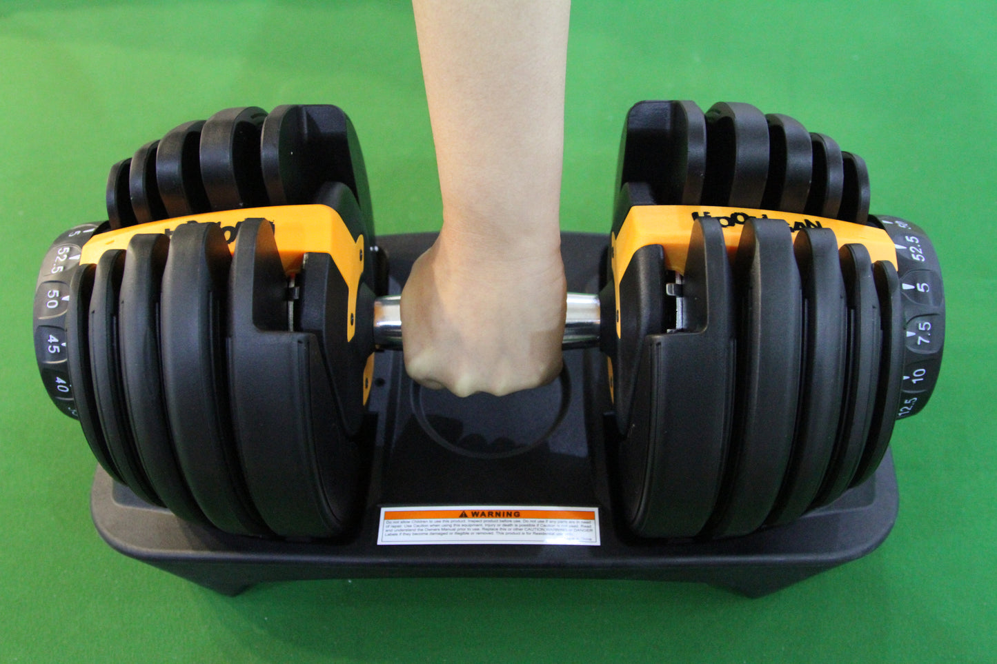 52.5 Pound Adjustable Dumbbell