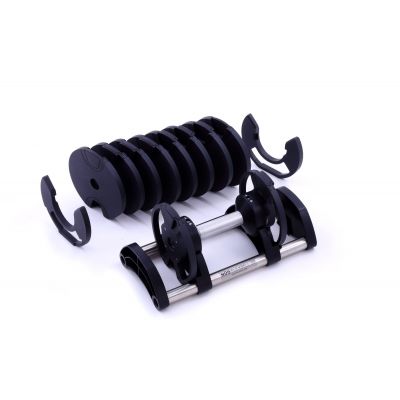 Compact Adjustable Nuo Style Dumbbells - 5-44lb (Pair)