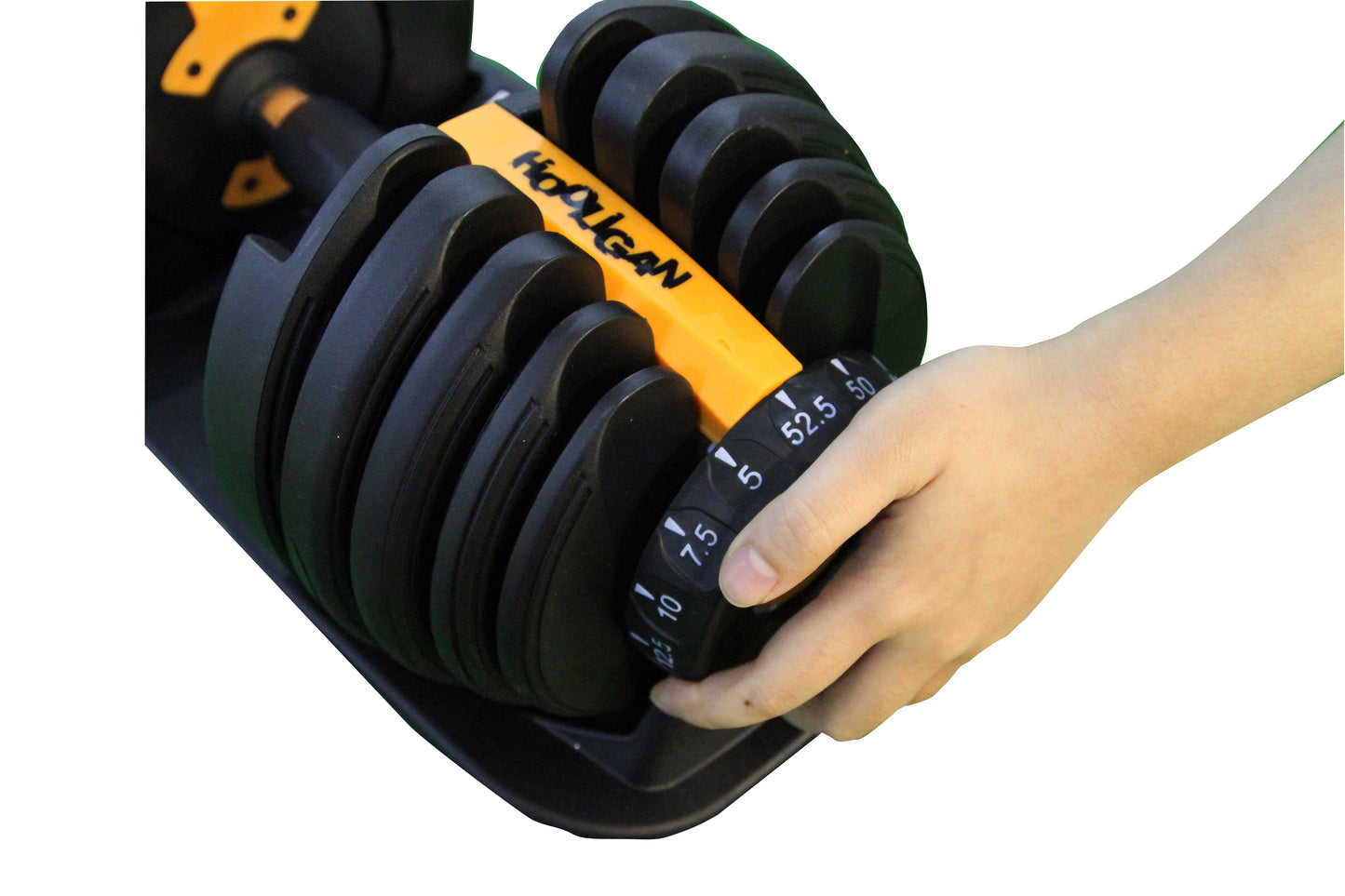 52.5 Pound Adjustable Dumbbell